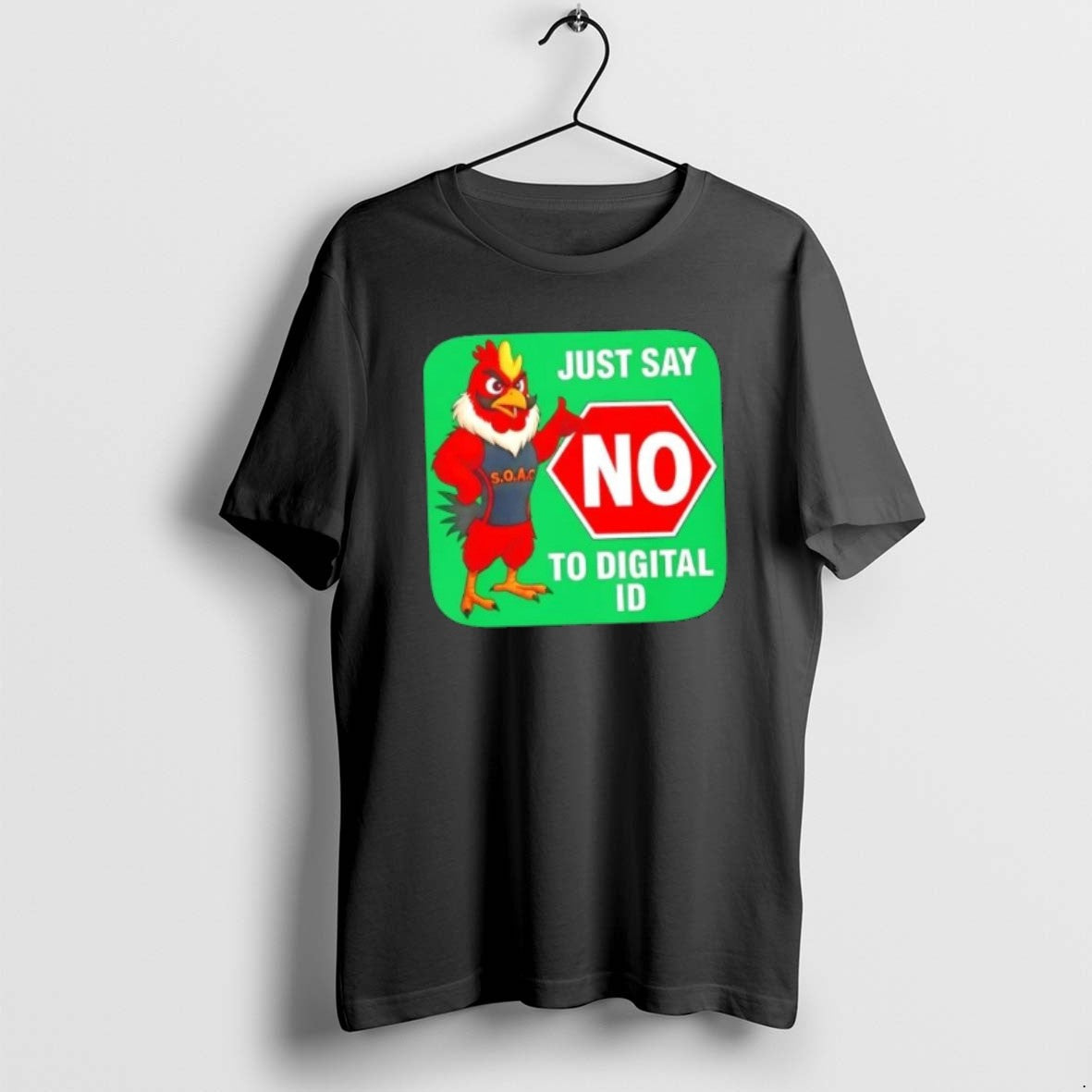 Official Rooster Just Say No Digital Id T-Shirts, Hoodie, Sweatshirt - T-Shirt, Sweatshirt, Hoodie