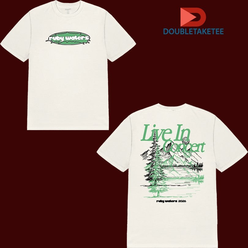 Ruby Waters Live In Concert 2026 T-Shirts Unisex T-shirt, Sweatshirt, Hoodie, Long Sleeve Tee - T-Shirt, Sweatshirt, Hoodie