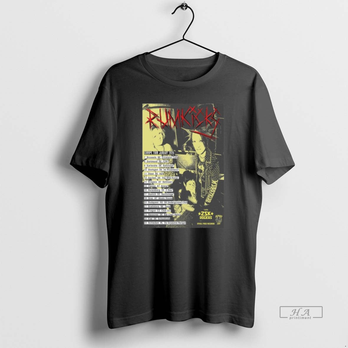 Official Rumkicks Europe Tour January 2026 T-Shirts, Hoodie, Sweatshirt - T-Shirt, Sweatshirt, Hoodie