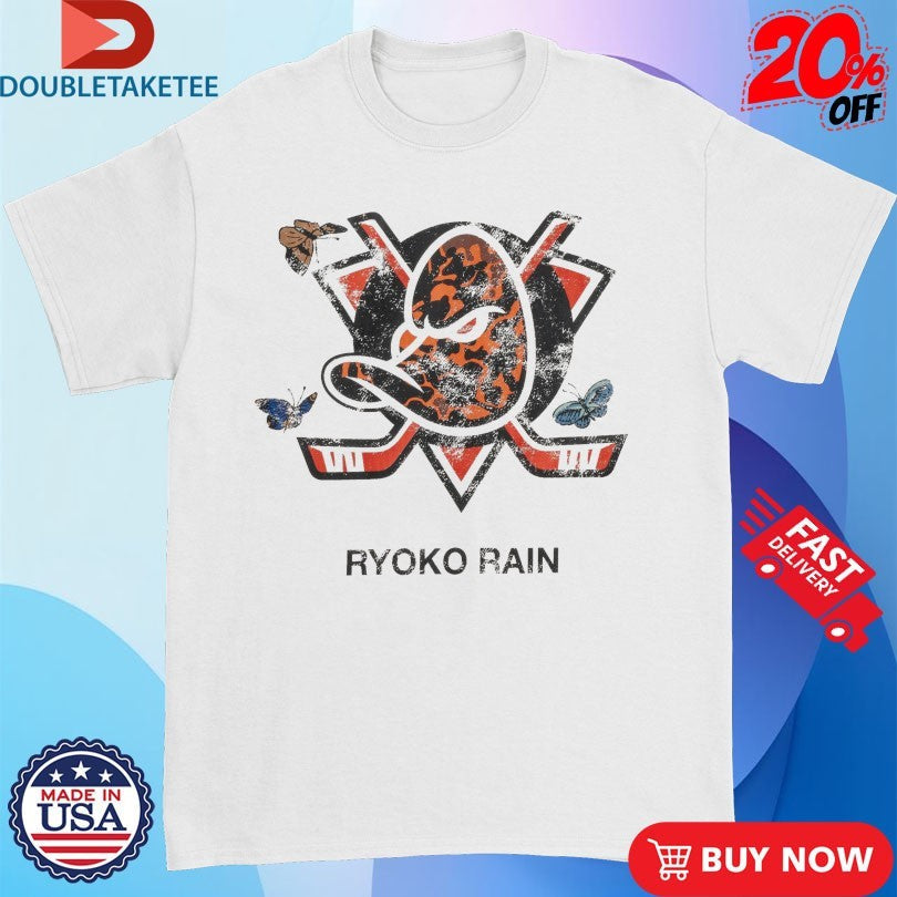 Ryoko Rain Anaheim Ducks Butterflies Shirts Unisex T-shirt, Sweatshirt, Hoodie, Long Sleeve Tee - T-Shirt, Sweatshirt, Hoodie