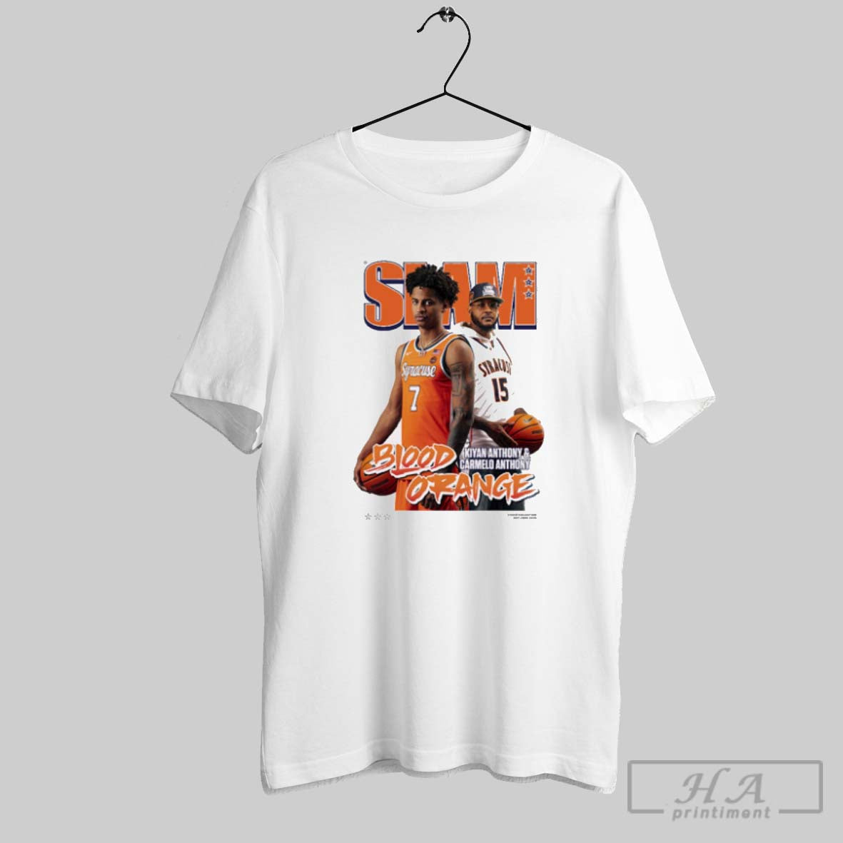 Official Slam 258 Blood Orange Kiyan Anthony Carmelo Anthony Syracuse Orange T-Shirts, Hoodie, Sweatshirt - T-Shirt, Sweatshirt, Hoodie