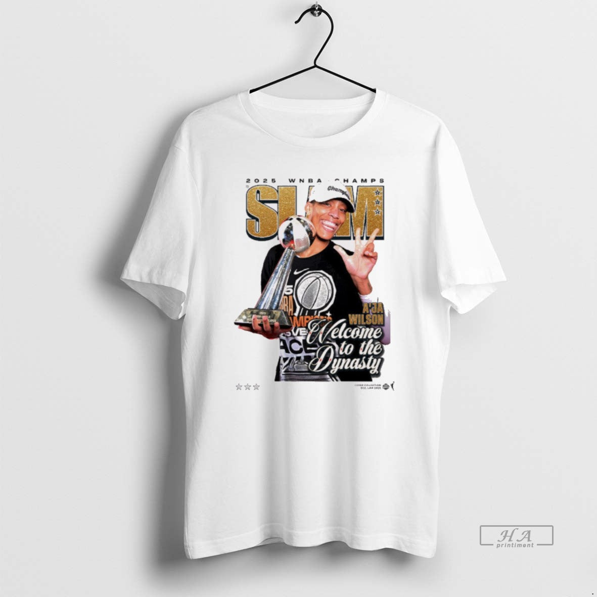 Official Slam Cover Aja Wilson Las Vegas Aces 2025 Wnba Champs Welcome Dynasty T-Shirts, Hoodie, Sweatshirt - T-Shirt, Sweatshirt, Hoodie