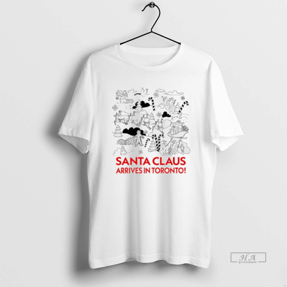 Official Santa Claus Arrives Toronto T-Shirts, Hoodie, Sweatshirt - T-Shirt, Sweatshirt, Hoodie