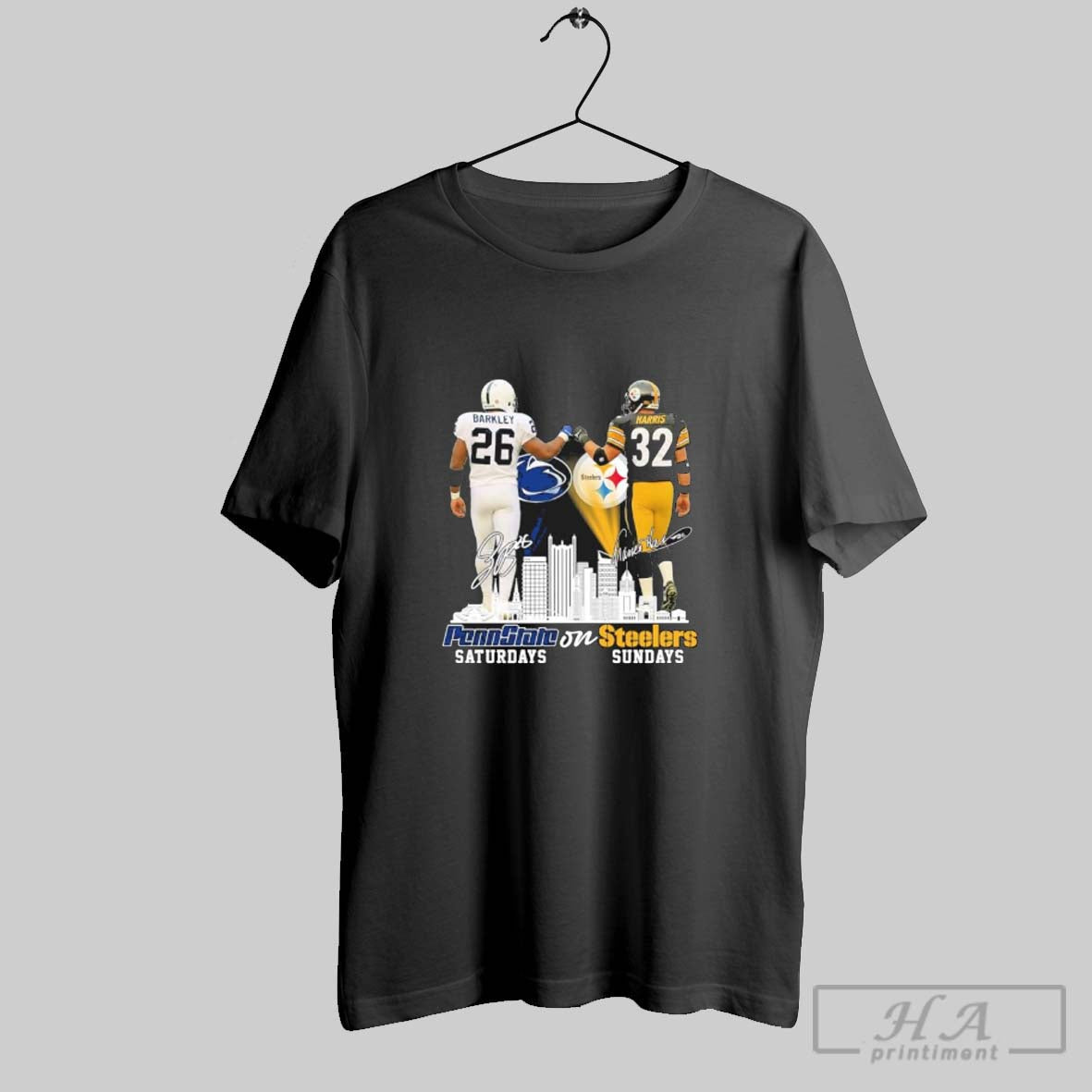 Official Saquon Barkley Penn State Saturdays Franco Harris Steelers Sundays T-Shirts, Hoodie, Sweatshirt - T-Shirt, Sweatshirt, Hoodie