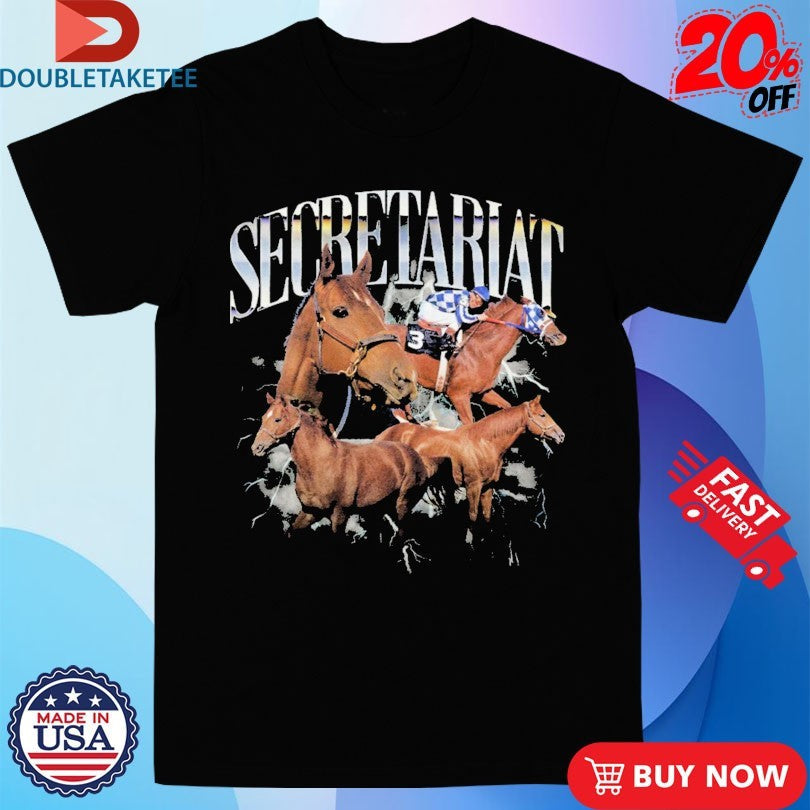 Secretariat Horse Shirts Unisex T-shirt, Sweatshirt, Hoodie, Long Sleeve Tee - T-Shirt, Sweatshirt, Hoodie