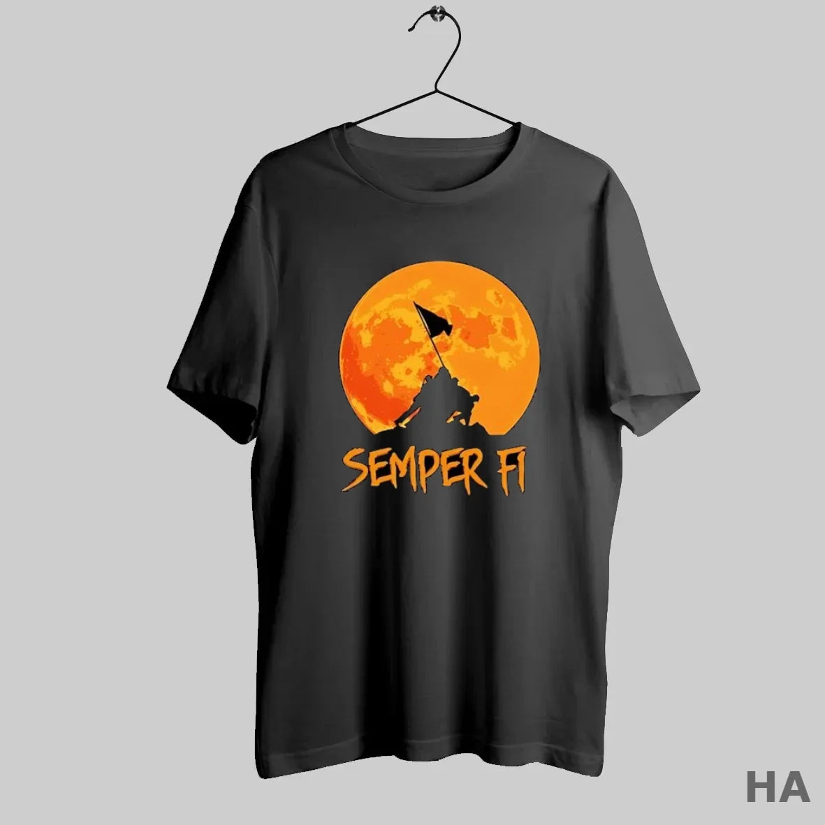 Official Semper Fi Flag Hill Full Moon T-Shirts, Hoodie, Sweatshirt - T-Shirt, Sweatshirt, Hoodie