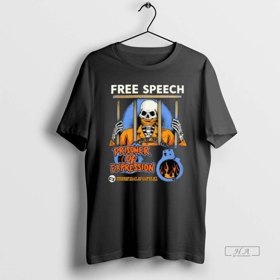 Official Skeleton Prisoner Expression Free Speech Wrongfully Accused Wannabe Dictator Ding Dongs T-Shirts, Hoodie, Sweatshirt - T-Shirt, Sweatshirt, Hoodie