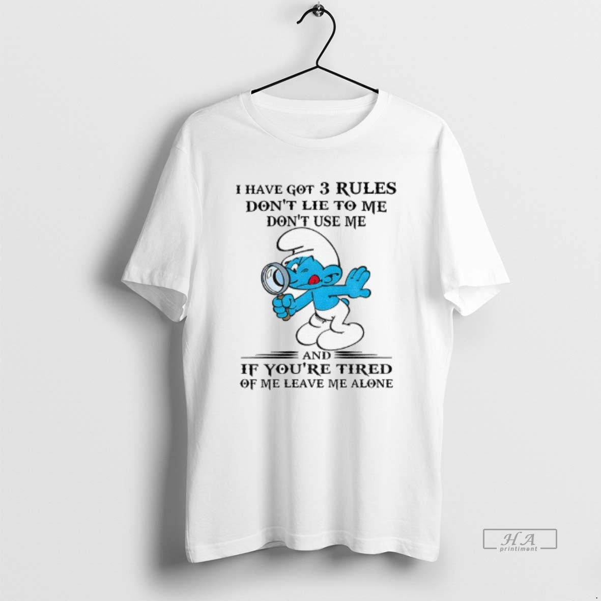 Official Smurf I Have Got 3 Rules Dont Lie Me Dont Use Me T-Shirts, Hoodie, Sweatshirt - T-Shirt, Sweatshirt, Hoodie