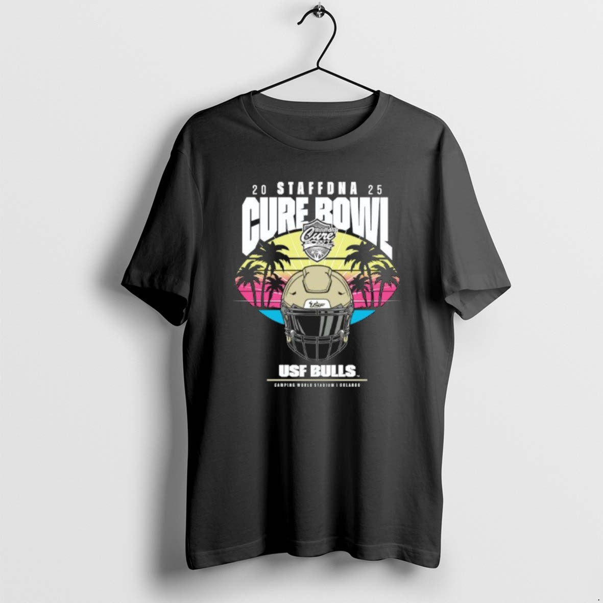 Official South Florida Football 2025 Cure Bowl Helmet T-Shirts, Hoodie, Sweatshirt - T-Shirt, Sweatshirt, Hoodie