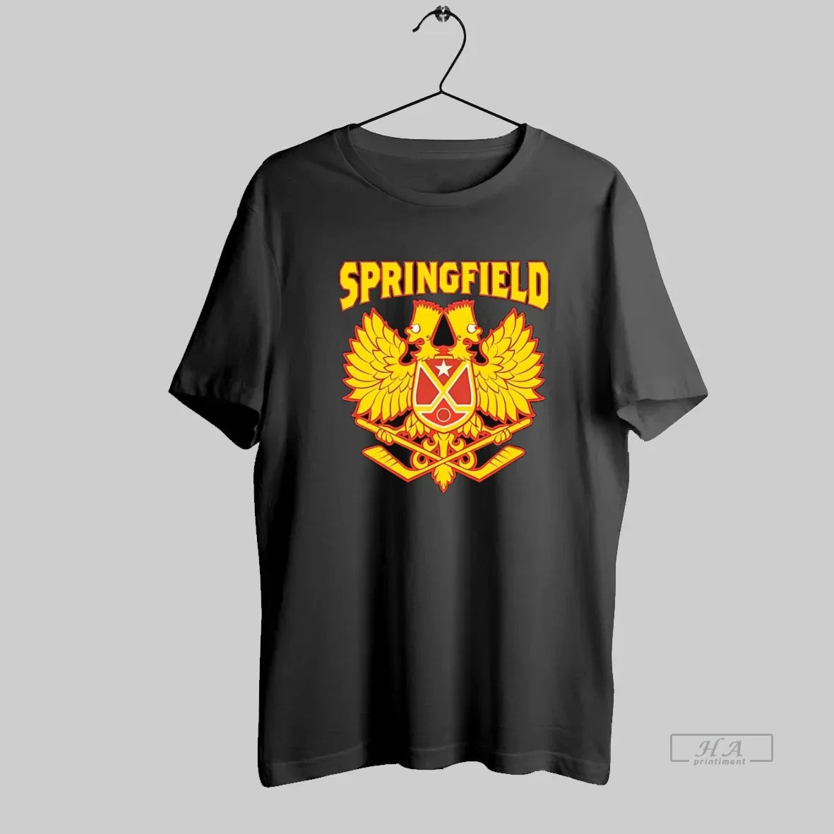Official Springfield Hockey Crest Simpsons T-Shirts, Hoodie, Sweatshirt - T-Shirt, Sweatshirt, Hoodie