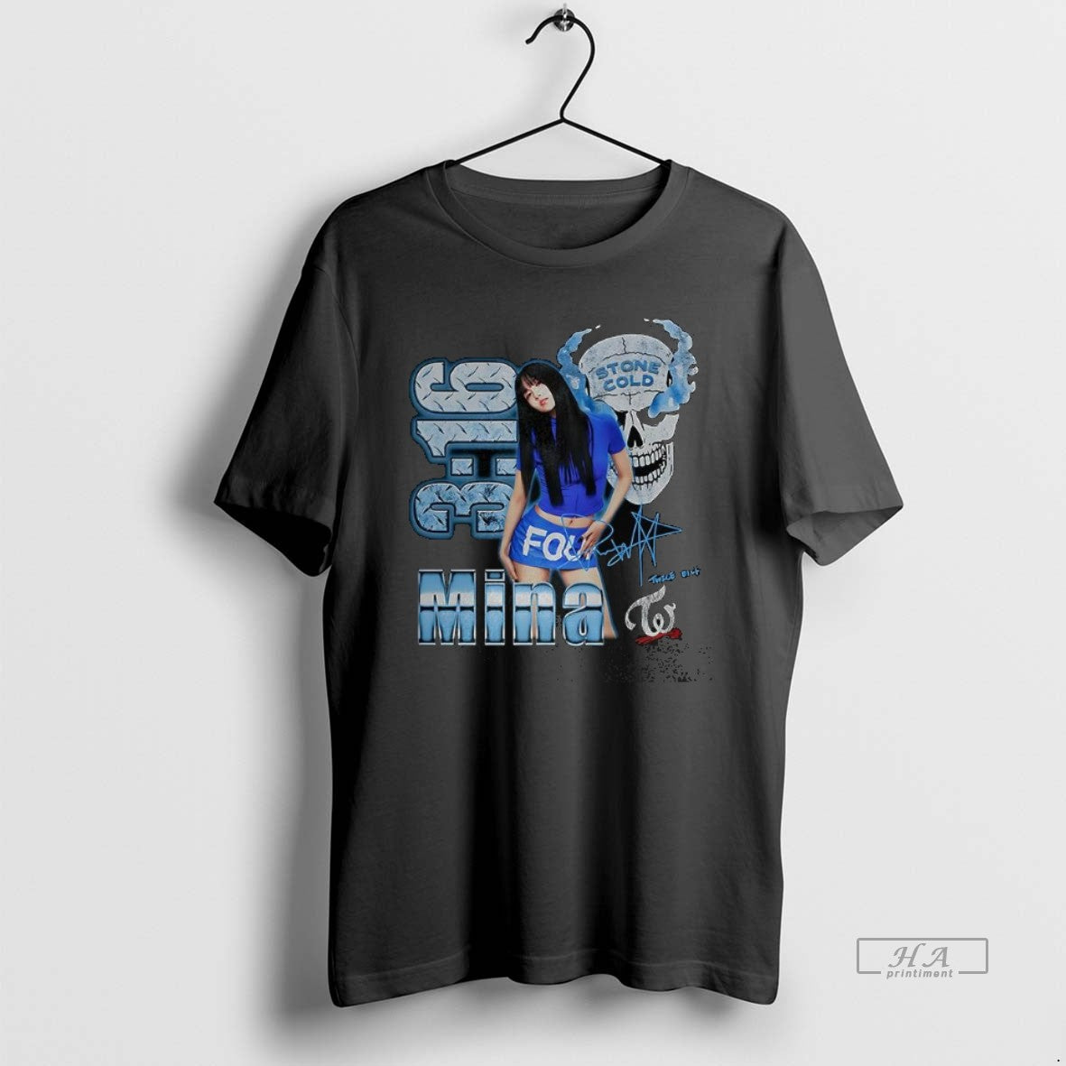 Official Twice Mina Stone Cold Skull Burning 3 16 Signature T-Shirts, Hoodie, Sweatshirt - T-Shirt, Sweatshirt, Hoodie