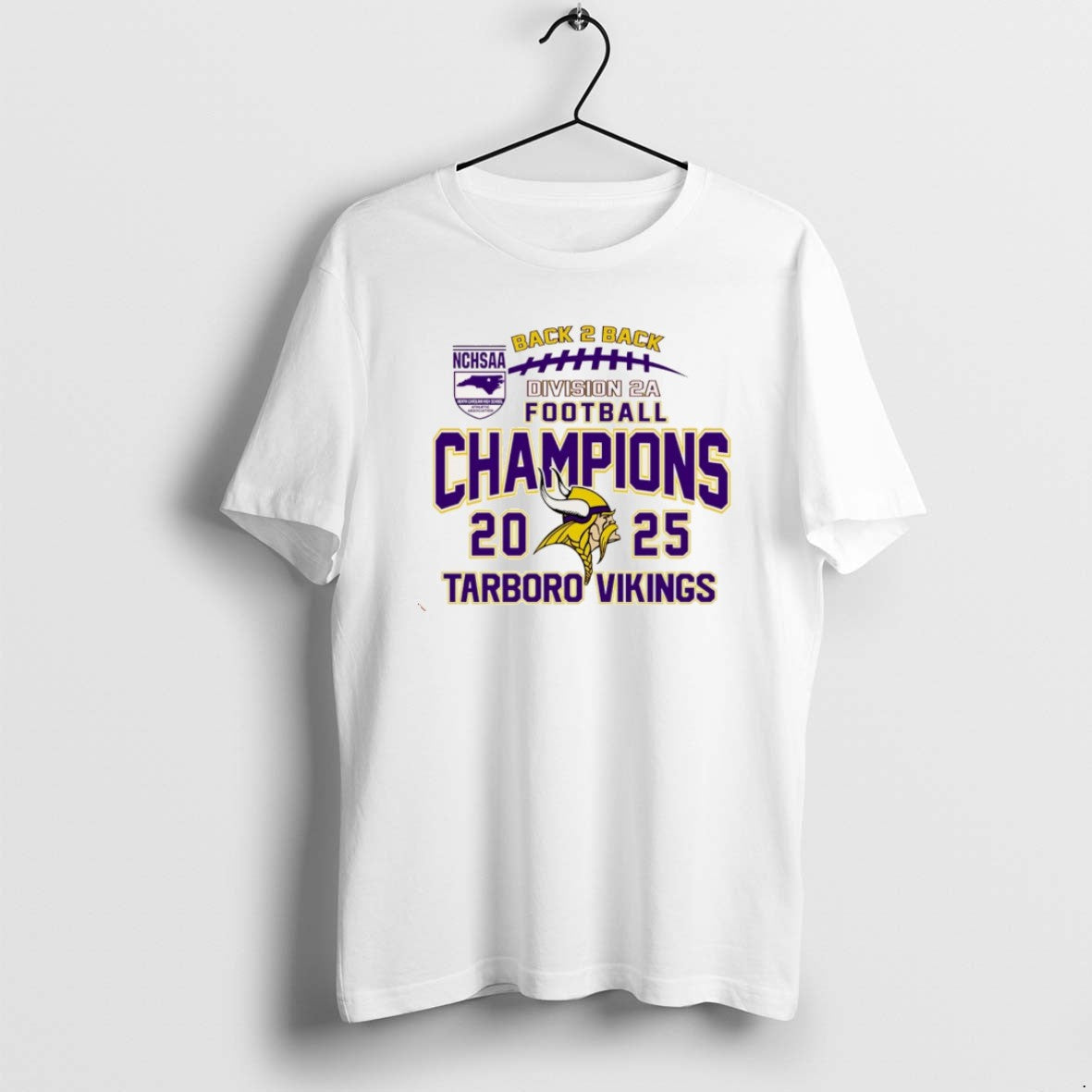 Official Tarboro Vikings 2025 Nchsaa Division 2a Football Champions T-Shirts, Hoodie, Sweatshirt - T-Shirt, Sweatshirt, Hoodie