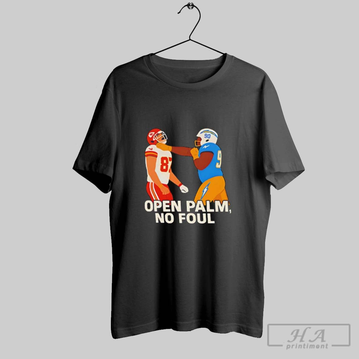 Official Teair Tart Smacks Travis Kelce Open Palm No Foul T-Shirts, Hoodie, Sweatshirt - T-Shirt, Sweatshirt, Hoodie