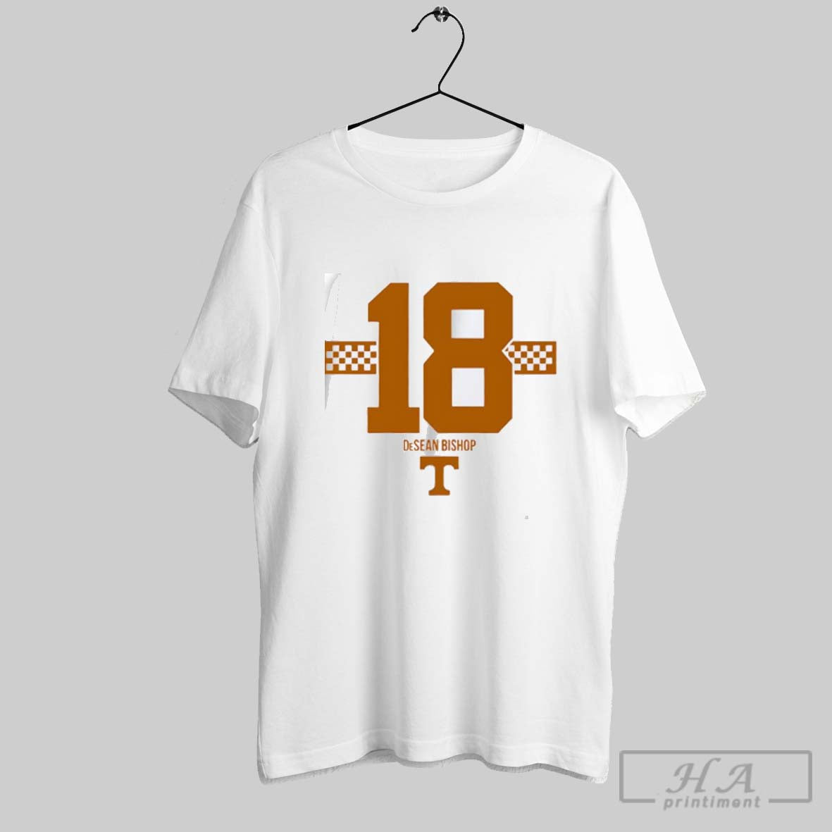 Official Tennessee Football Desean Bishop 18 Stripe T-Shirts, Hoodie, Sweatshirt - T-Shirt, Sweatshirt, Hoodie