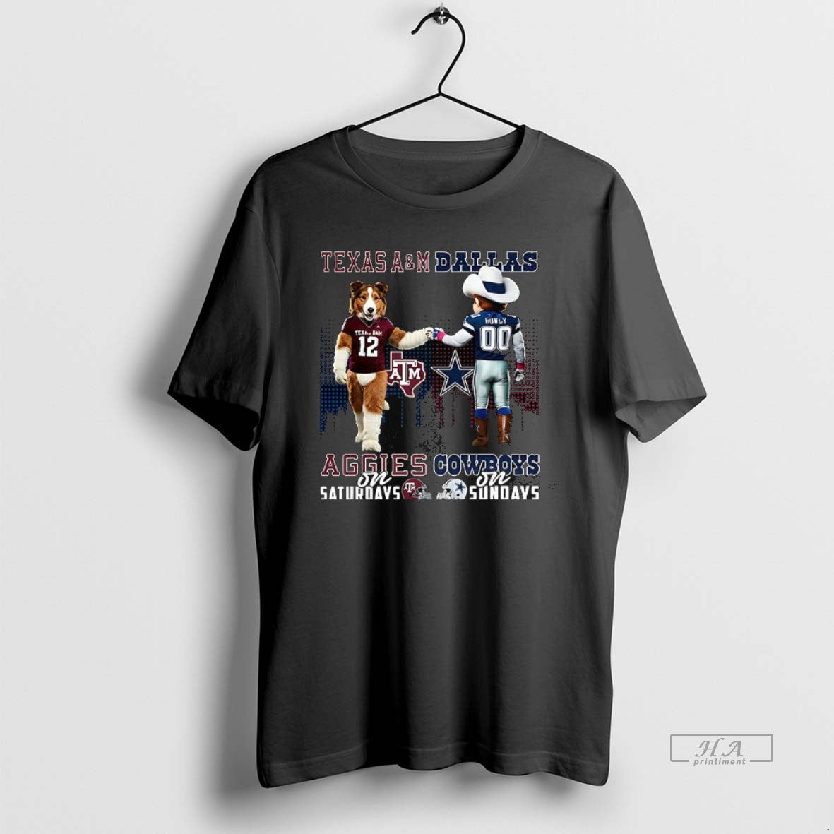 Official Texas Am Aggies Saturdays Vs Dallas Cowboys Sundays Mascot T-Shirts, Hoodie, Sweatshirt - T-Shirt, Sweatshirt, Hoodie