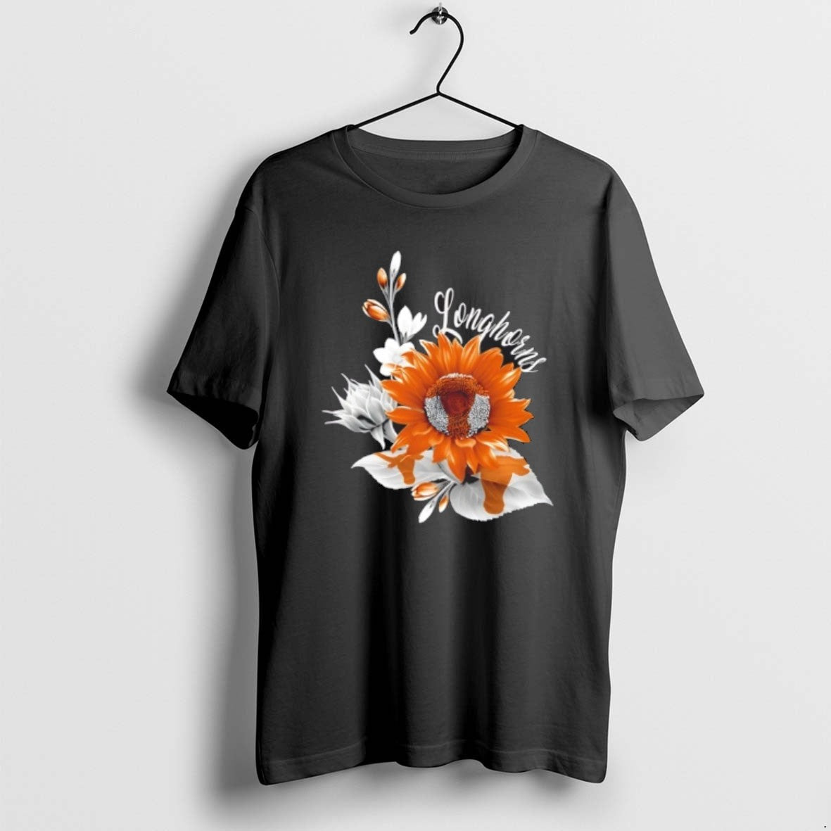 Official Texas Longhorns Football X Sunflower Floral T-Shirts, Hoodie, Sweatshirt - T-Shirt, Sweatshirt, Hoodie