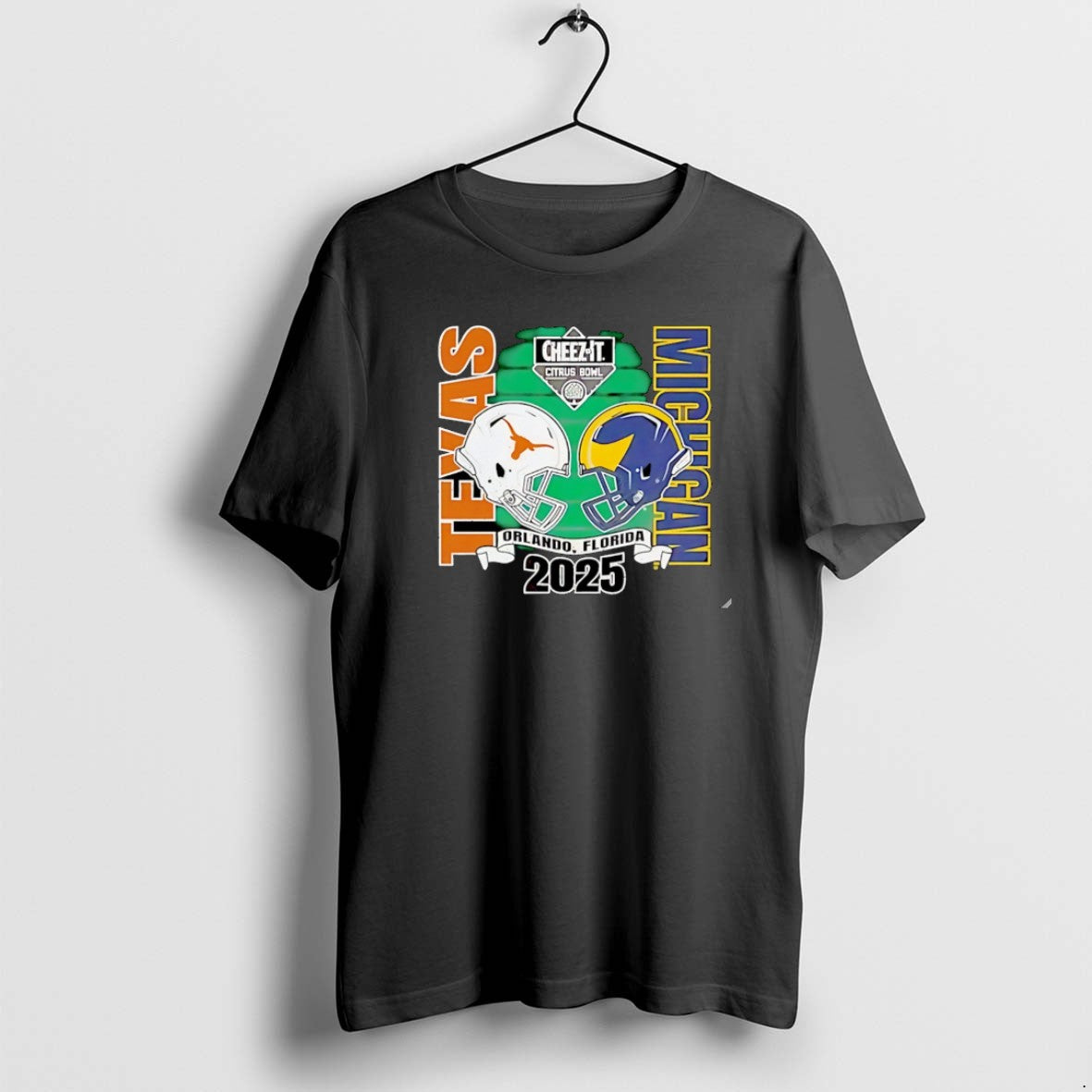 Official Texas Longhorns Vs Michigan 2025 Citrus Bowl Head Head T-Shirts, Hoodie, Sweatshirt - T-Shirt, Sweatshirt, Hoodie