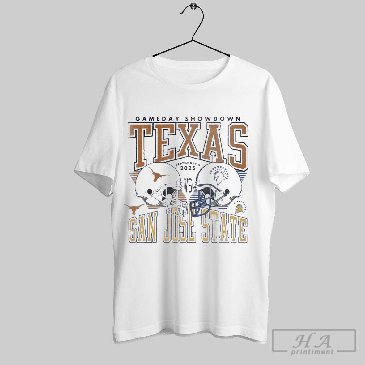 Official Texas Longhorns Vs San Jose State Spartans 2025 Gameday Showdown Football T T-Shirts, Hoodie, Sweatshirt - T-Shirt, Sweatshirt, Hoodie