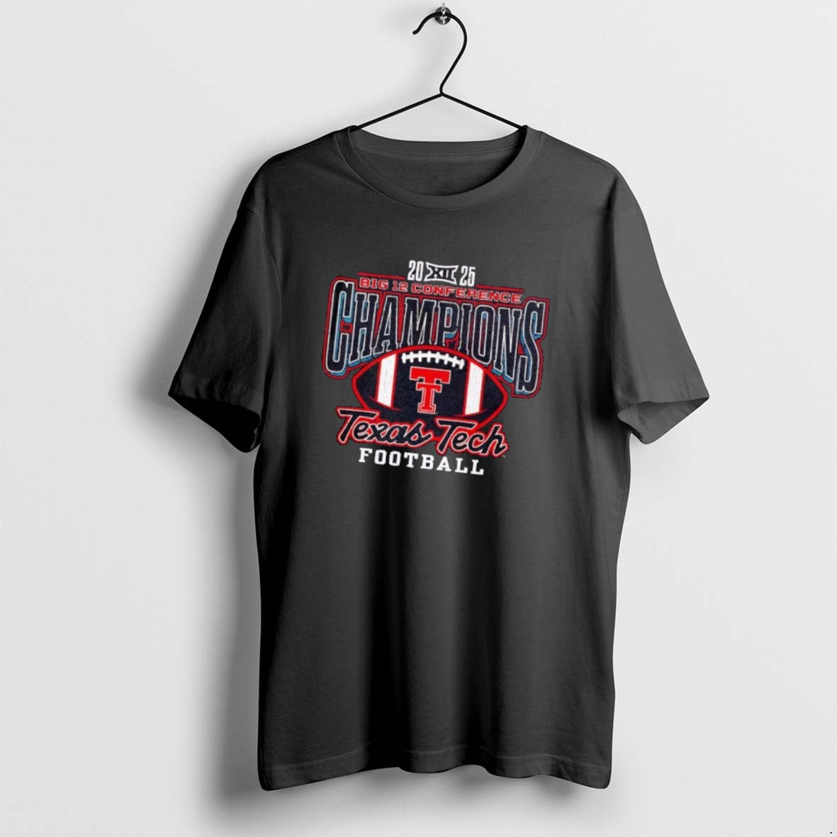 Official Texas Tech Football 2025 Big 12 Conference Champions T-Shirts, Hoodie, Sweatshirt - T-Shirt, Sweatshirt, Hoodie