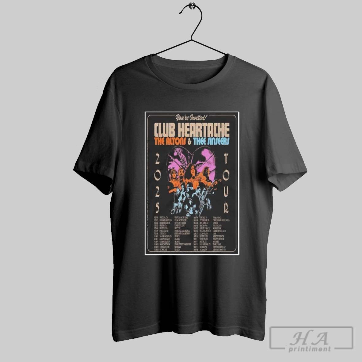 Official Altons Thee Sinseers Club Heartache 2025 Poster T-Shirts, Hoodie, Sweatshirt - T-Shirt, Sweatshirt, Hoodie