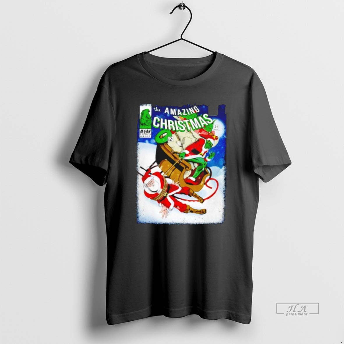Official Grinch Santa Claus Amazing Comic T-Shirts, Hoodie, Sweatshirt - T-Shirt, Sweatshirt, Hoodie