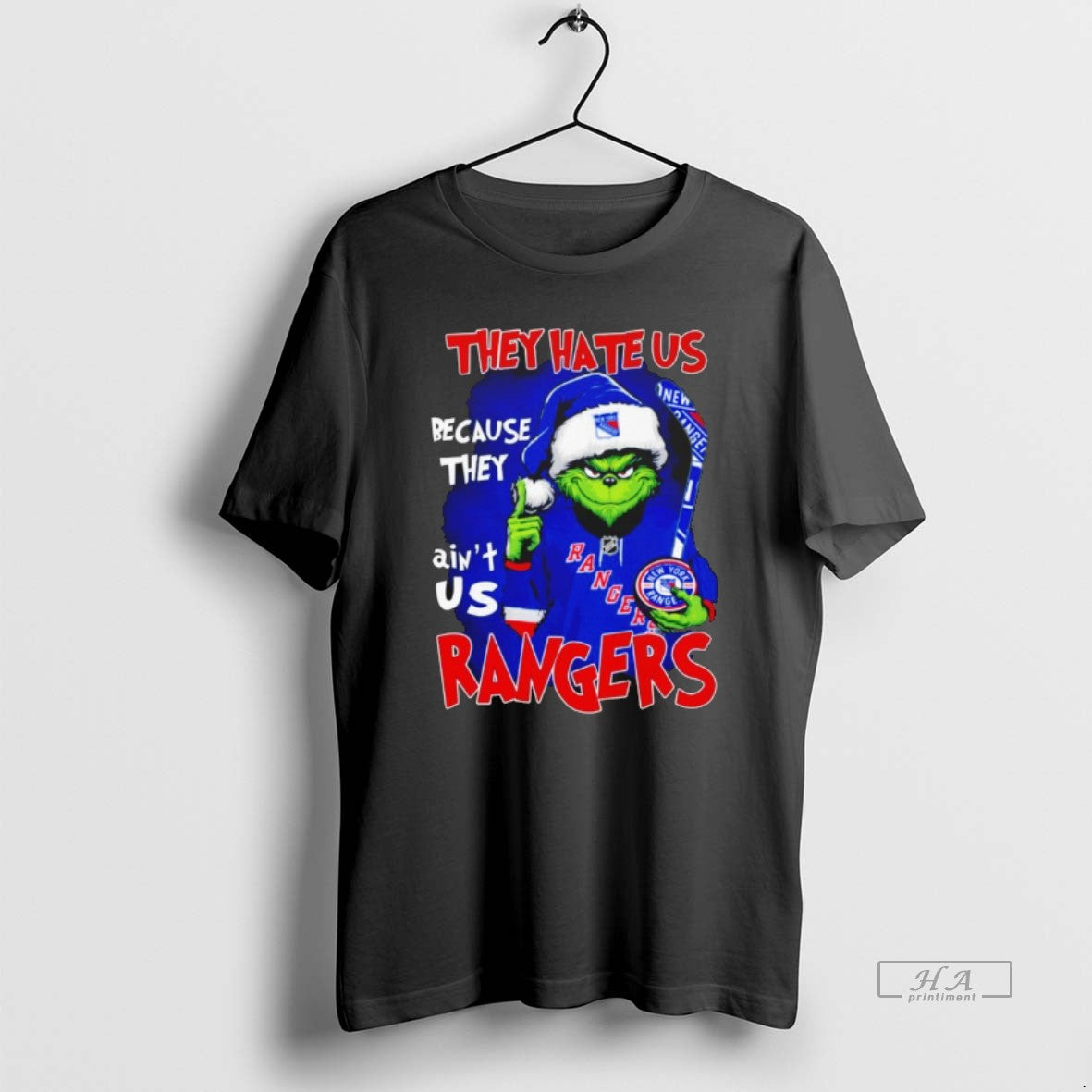 Official Grinch They Hate Us Because They Aint Us New York Rangers T-Shirts, Hoodie, Sweatshirt - T-Shirt, Sweatshirt, Hoodie
