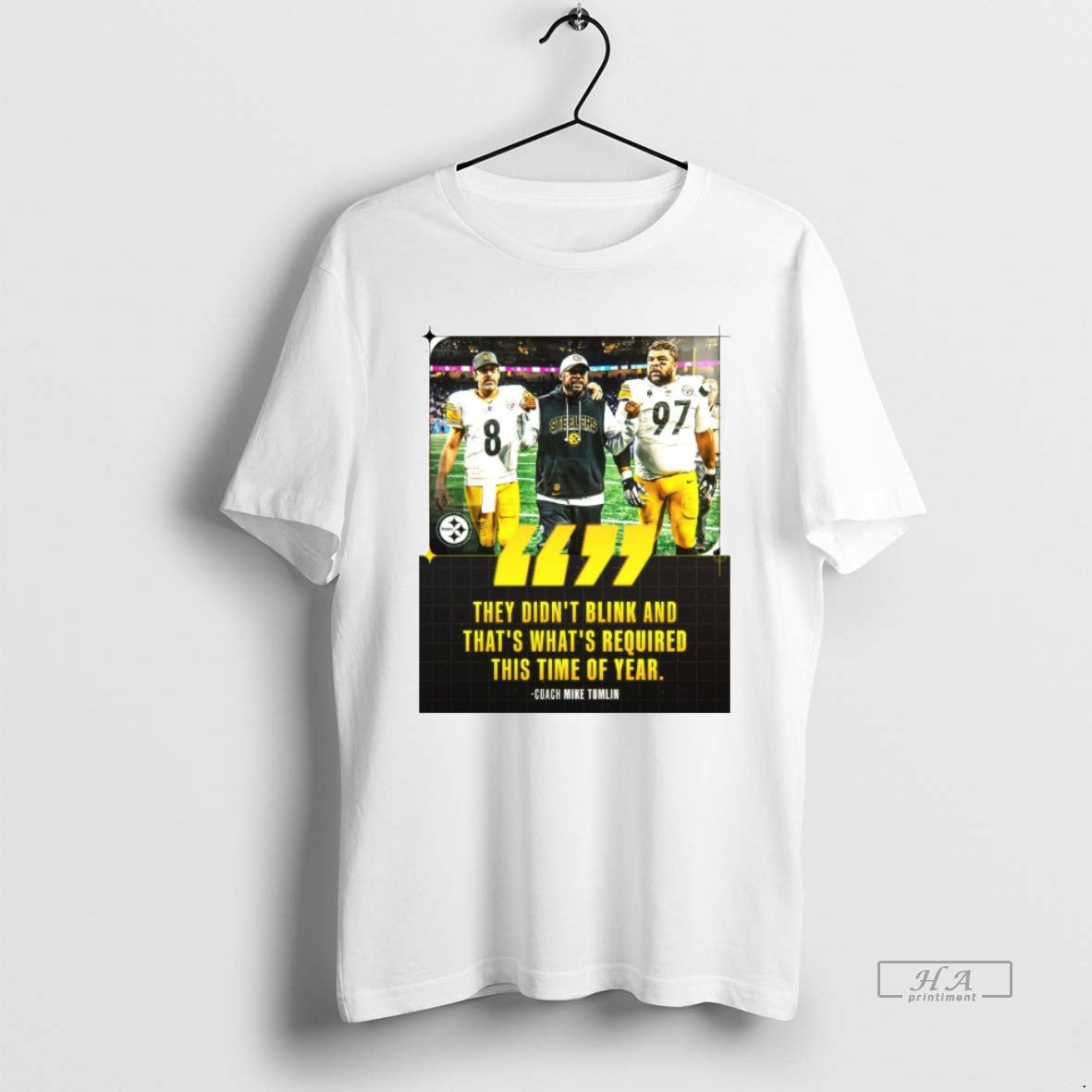 Official They Didnt Blink Thats Whats Required This Time Year Coach Mike Tomlin T-Shirts, Hoodie, Sweatshirt - T-Shirt, Sweatshirt, Hoodie