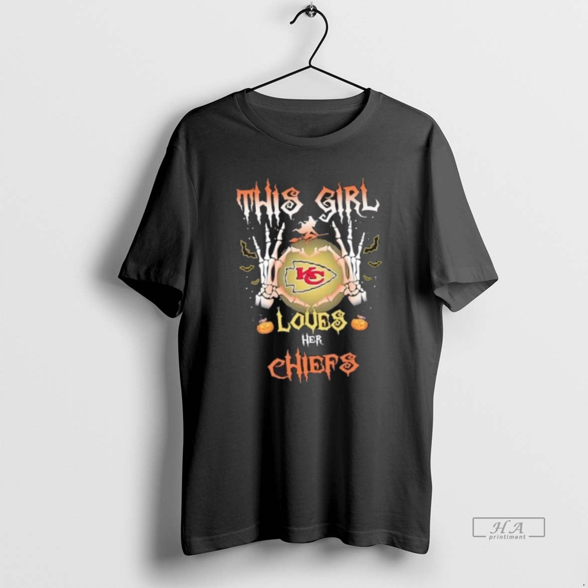 Official This Girl Loves Her Kansas City Chiefs Football Halloween T-Shirts, Hoodie, Sweatshirt - T-Shirt, Sweatshirt, Hoodie
