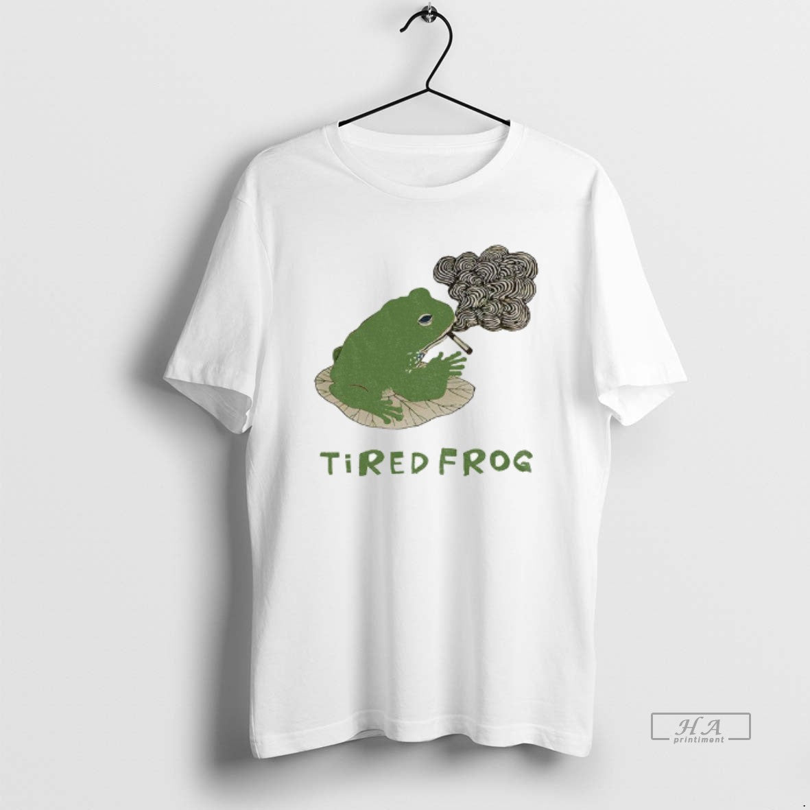 Official Tired Japanese Frog Smoking Funny Meme T-Shirts, Hoodie, Sweatshirt - T-Shirt, Sweatshirt, Hoodie