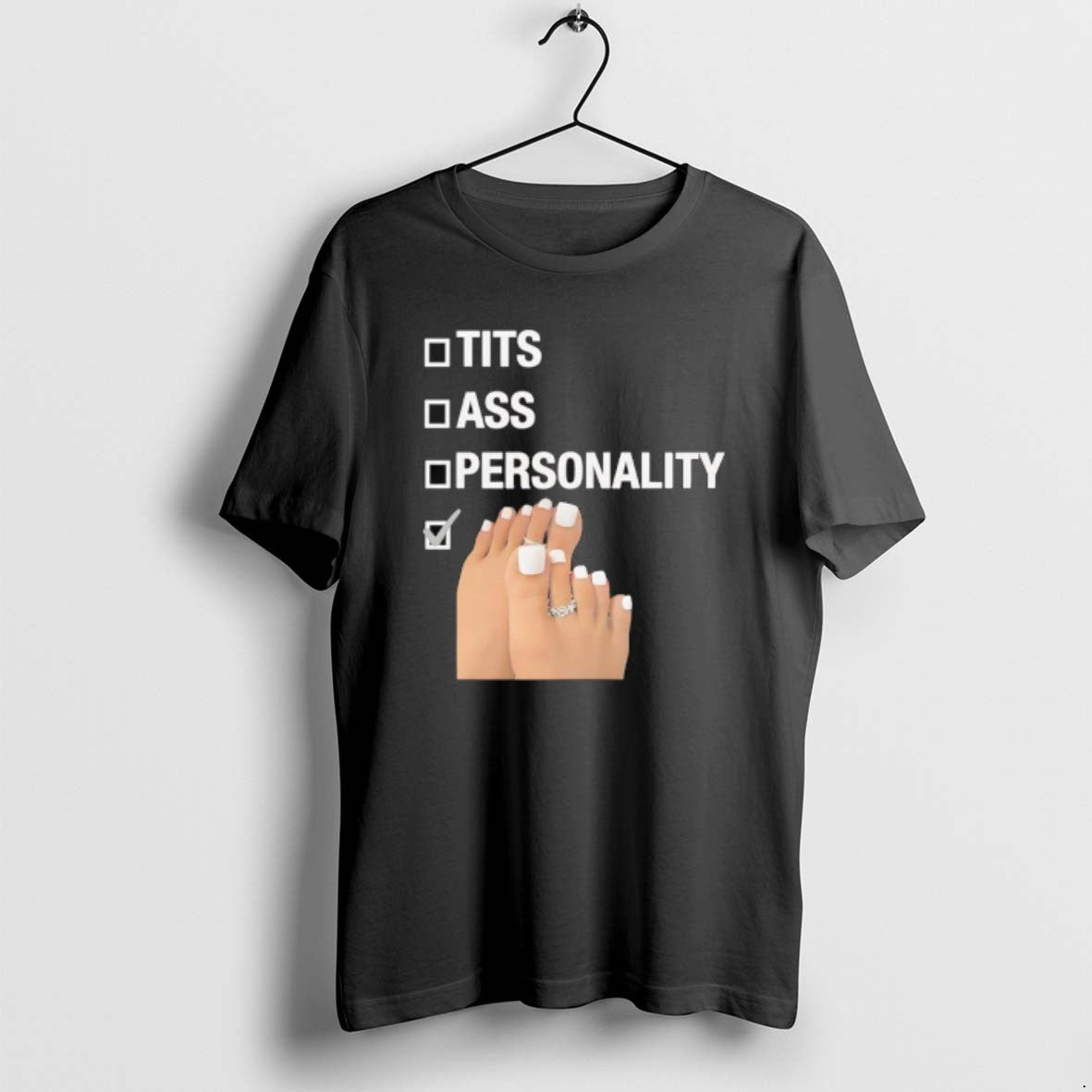 Official Tits Ass Personality Toes Checklist Leg T-Shirts, Hoodie, Sweatshirt - T-Shirt, Sweatshirt, Hoodie