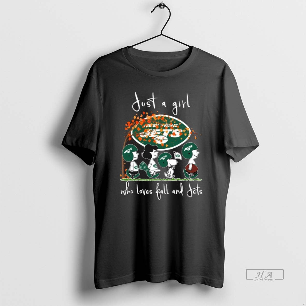 Official 2025 Peanuts Characters Just Girl Who Loves Fall New York Jets T-Shirts, Hoodie, Sweatshirt - T-Shirt, Sweatshirt, Hoodie
