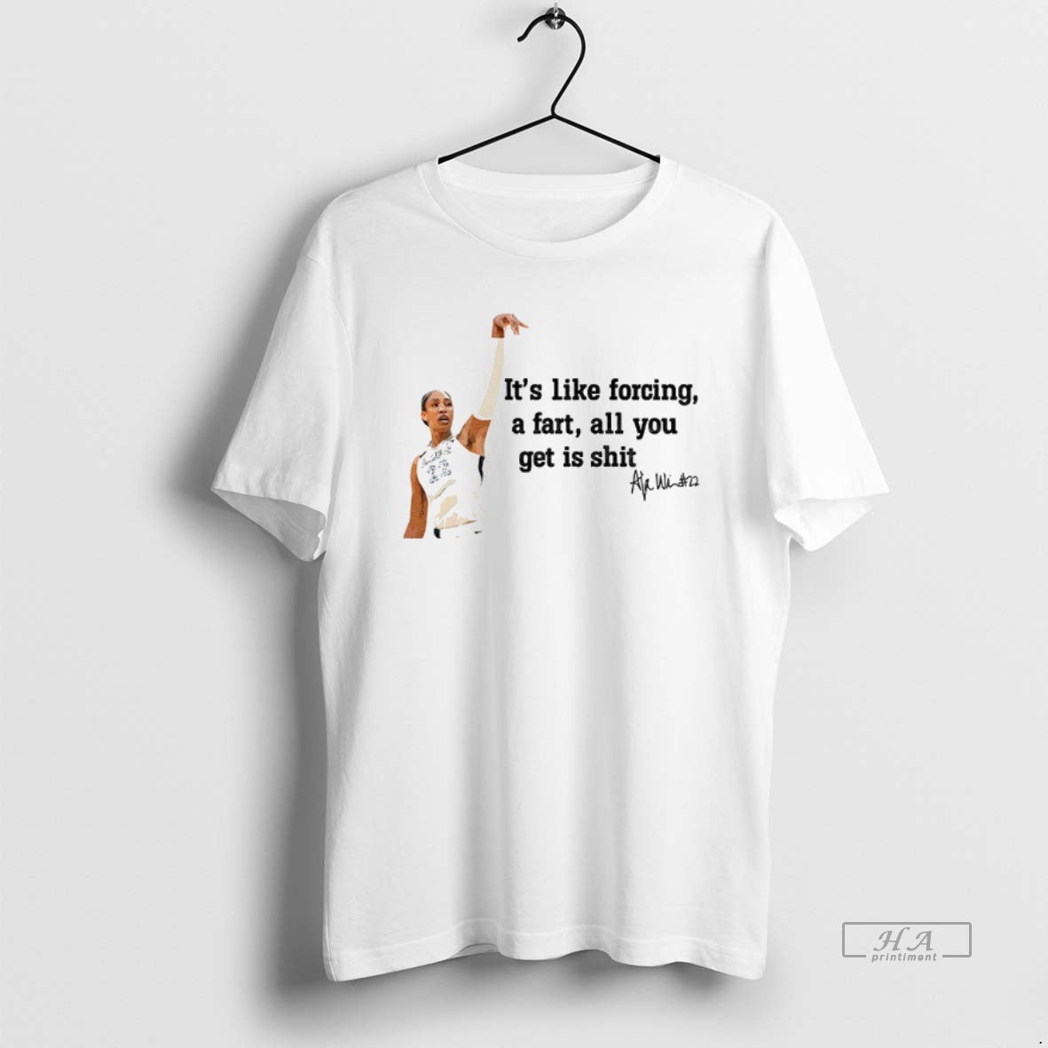 Official Aja Wilson Las Vegas Aces Like Forcing Fart All You Get T-Shirts, Hoodie, Sweatshirt - T-Shirt, Sweatshirt, Hoodie