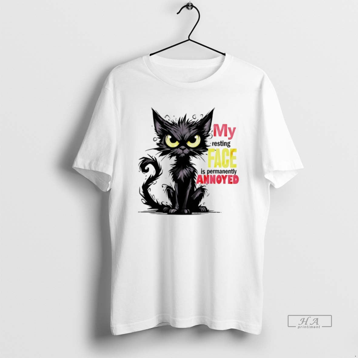 Official Cat My Resting Face Is Permanently Annoyed T-Shirts, Hoodie, Sweatshirt - T-Shirt, Sweatshirt, Hoodie
