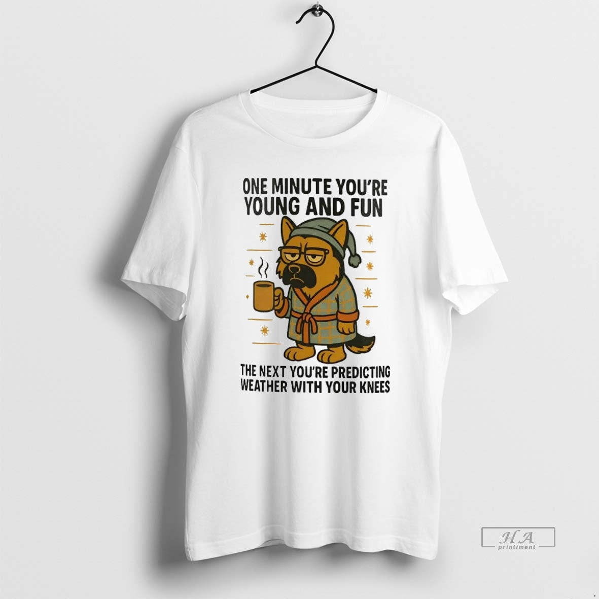 Official German Shepherd One Minute Youre Young Fun Next Youre Predicting Weather T-Shirts, Hoodie, Sweatshirt - T-Shirt, Sweatshirt, Hoodie