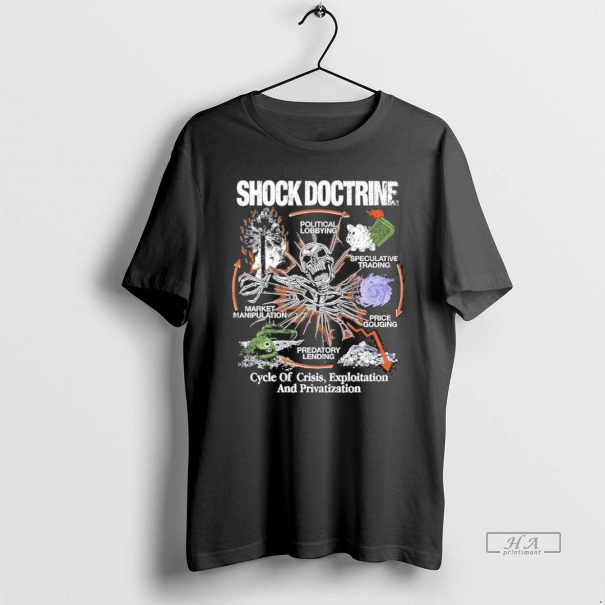 Official Hasanabi Piker Shock Doctrine Cycle Apocolypse T T-Shirts, Hoodie, Sweatshirt - T-Shirt, Sweatshirt, Hoodie