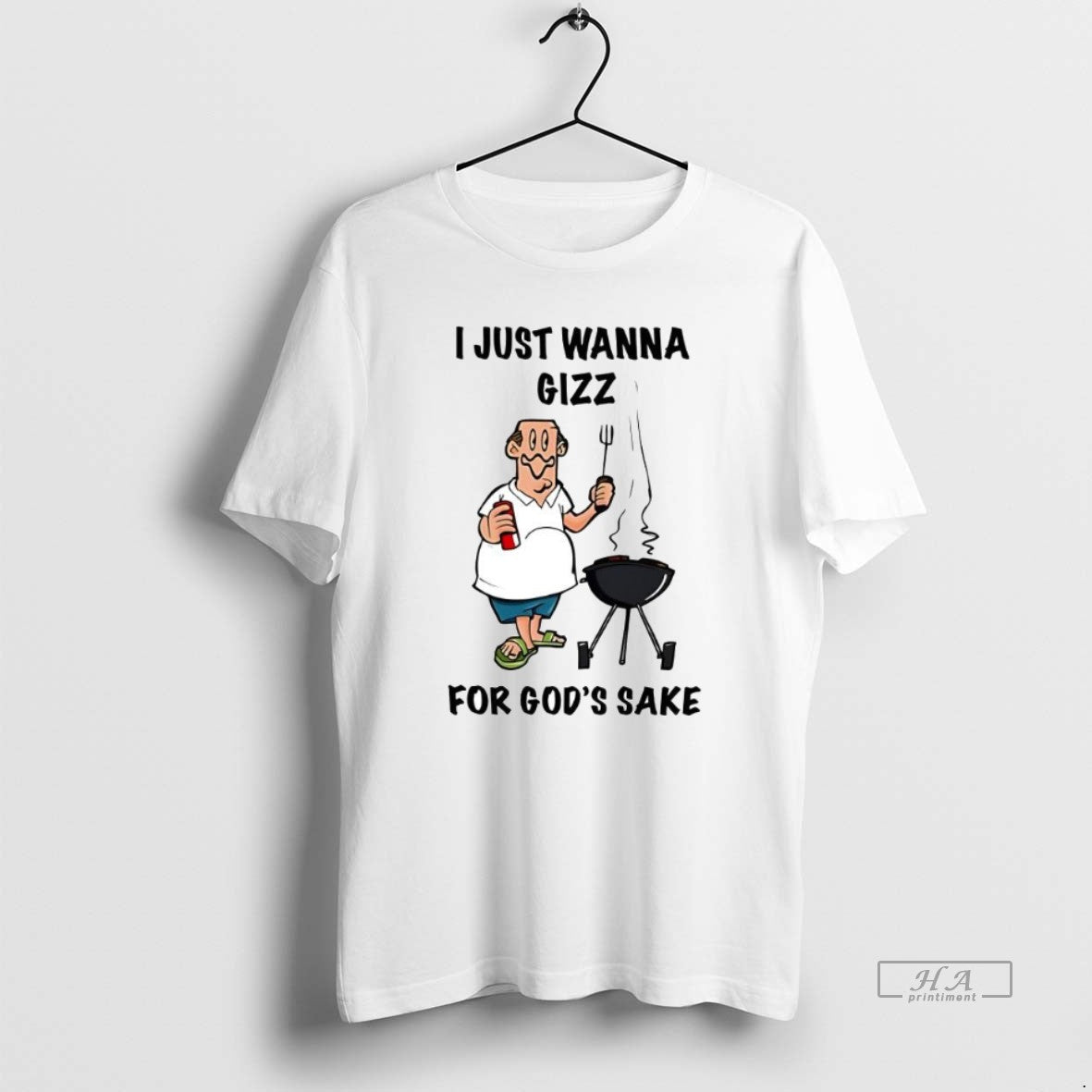 Official I Just Wanna Grill Gods Sake Cartoon T-Shirts, Hoodie, Sweatshirt - T-Shirt, Sweatshirt, Hoodie