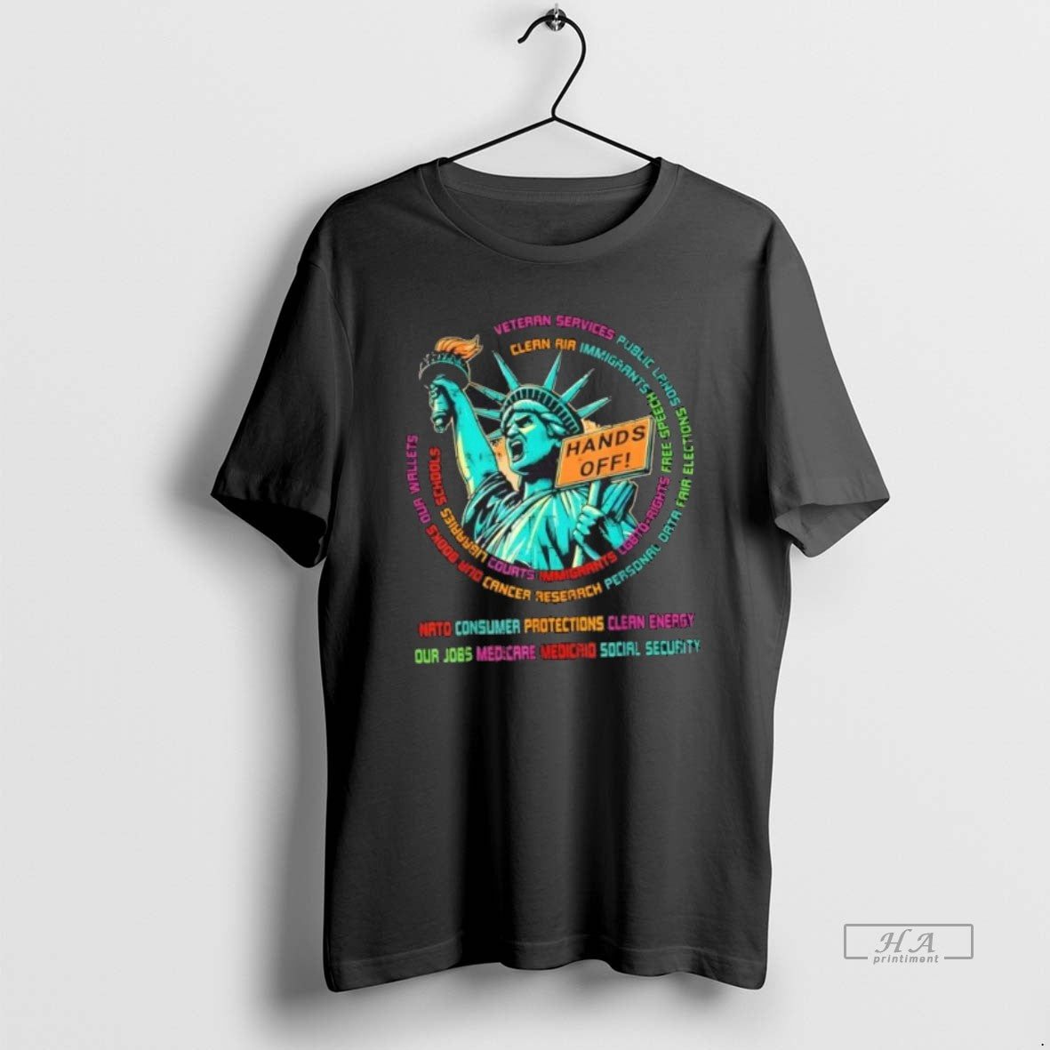 Official Liberty Statue Hands Off Freedom Protest T-Shirts, Hoodie, Sweatshirt - T-Shirt, Sweatshirt, Hoodie