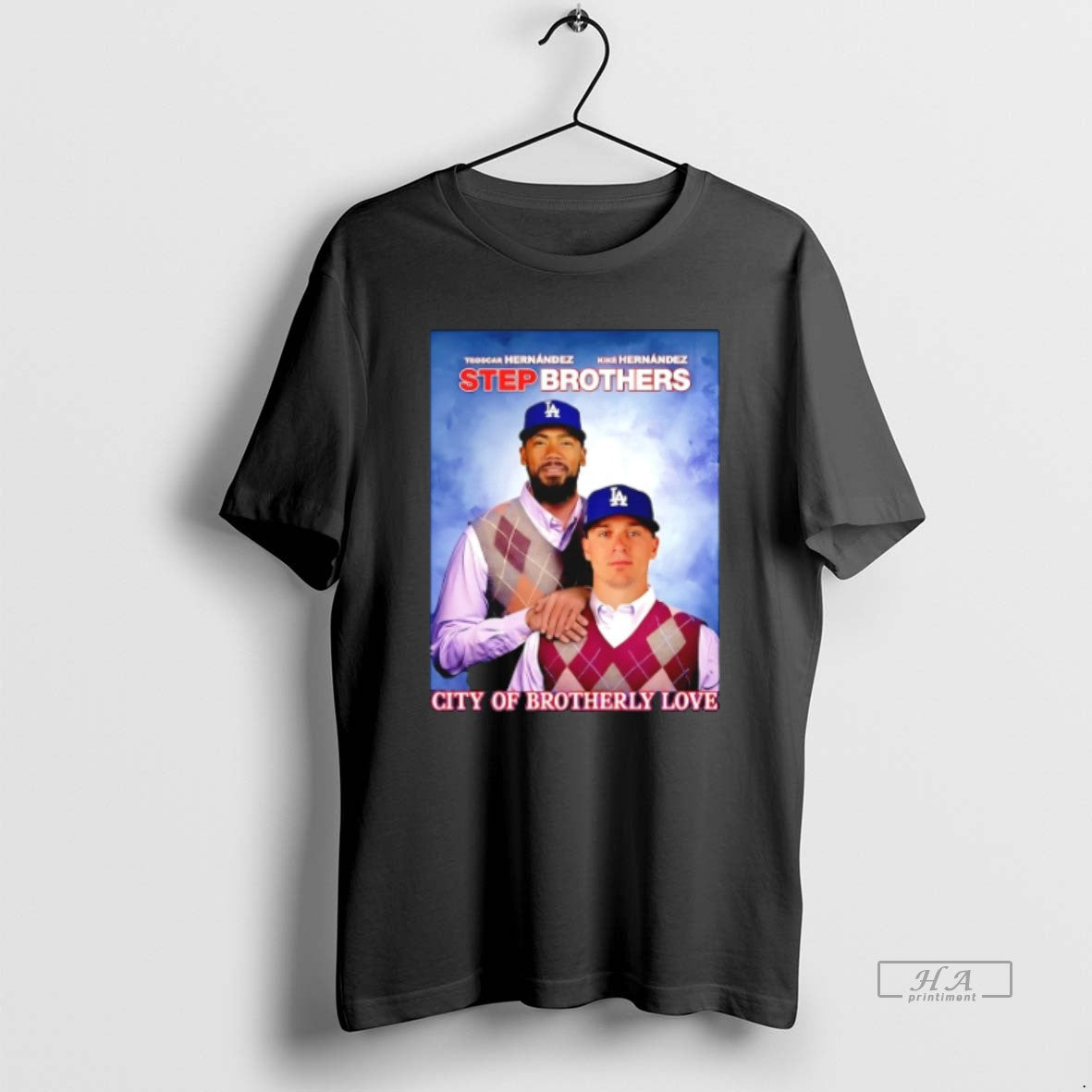 Official Los Angeles Dodgers City Brotherly Love Hernandez 2025 Step Brothers T-Shirts, Hoodie, Sweatshirt - T-Shirt, Sweatshirt, Hoodie