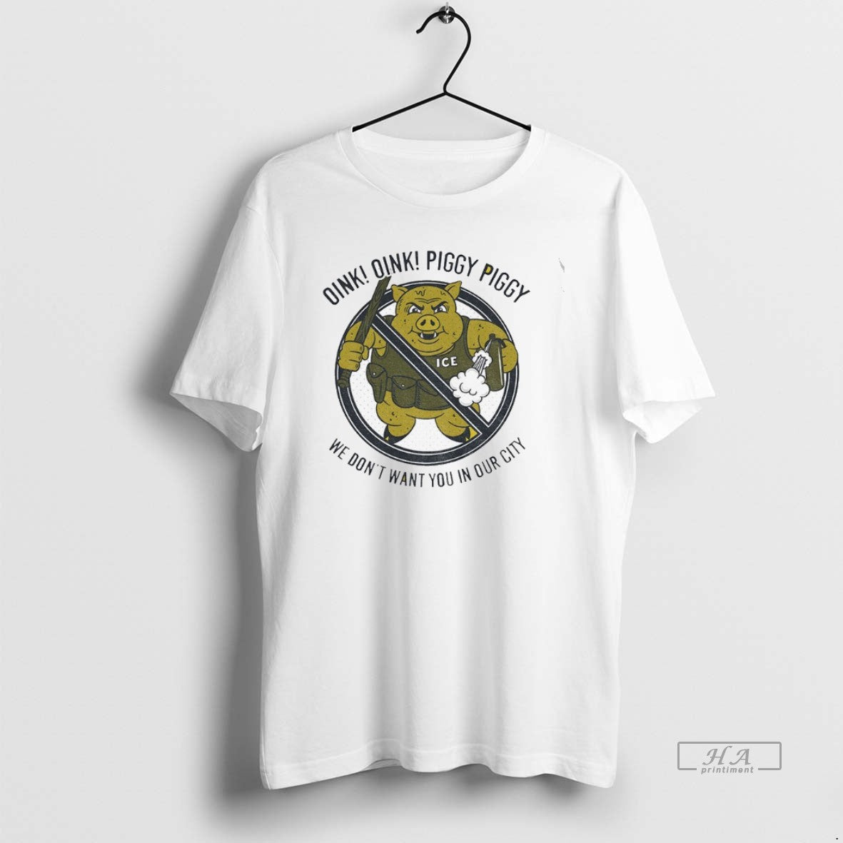 Official Pig Ice Oink Oink Piggy Piggy We Dont Want You Our City T-Shirts, Hoodie, Sweatshirt - T-Shirt, Sweatshirt, Hoodie
