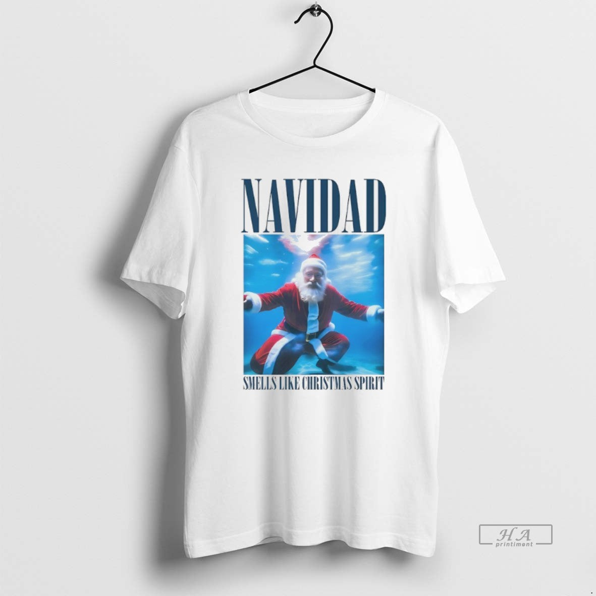 Official Santa Navidad Smells Like Spirit T-Shirts, Hoodie, Sweatshirt - T-Shirt, Sweatshirt, Hoodie