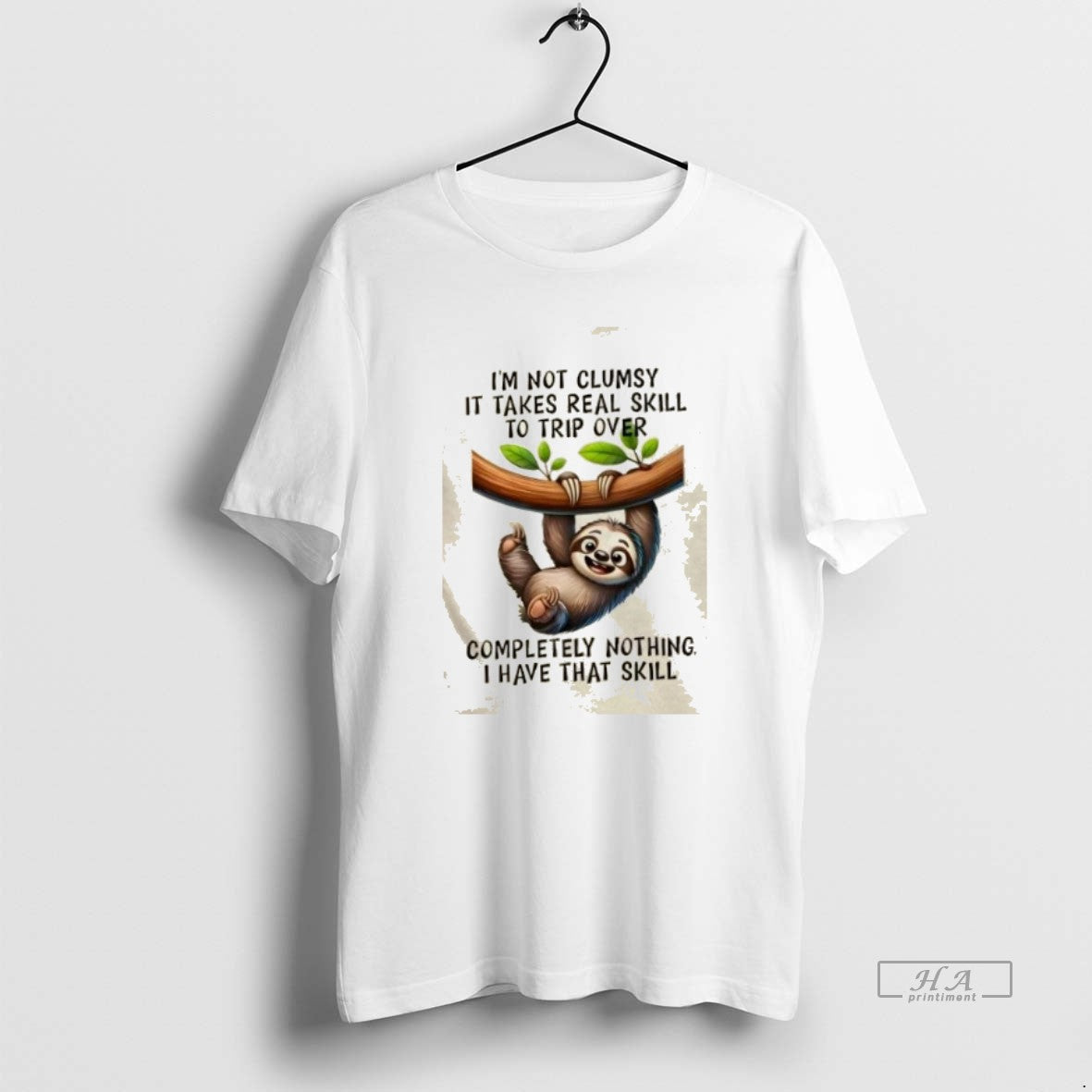 Official Sloth Im Not Clumsy Takes Real Skill Trip Over Completely Nothing T-Shirts, Hoodie, Sweatshirt - T-Shirt, Sweatshirt, Hoodie
