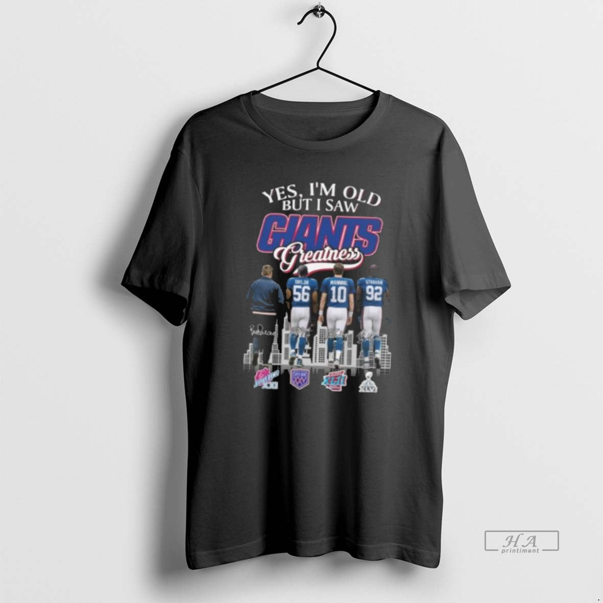 Official Yes Im Old But I Saw New York Giants Greatness Coach Taylor Manning T-Shirts, Hoodie, Sweatshirt - T-Shirt, Sweatshirt, Hoodie