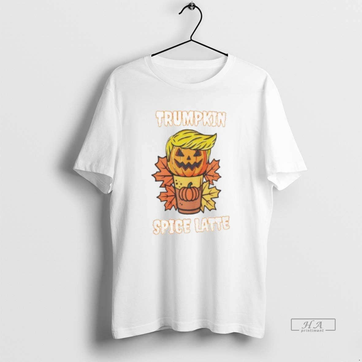 Official Trump Halloween Coffee Trumpkin Spice Latte T-Shirts, Hoodie, Sweatshirt - T-Shirt, Sweatshirt, Hoodie