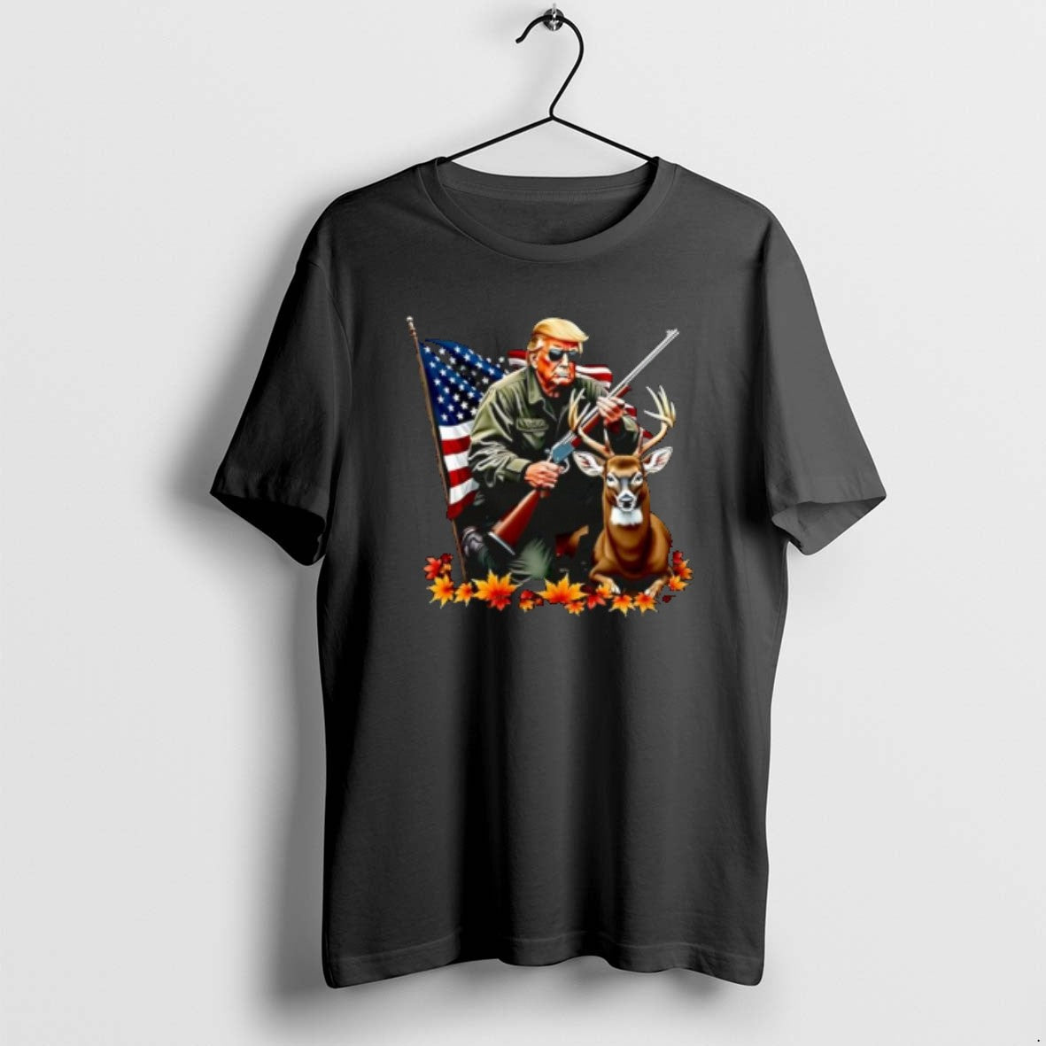 Official Trump Hunting Deer American Flag T-Shirts, Hoodie, Sweatshirt - T-Shirt, Sweatshirt, Hoodie