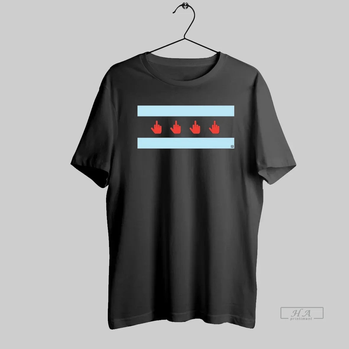 Official Trump Middle Finger Chicago Flag T-Shirts, Hoodie, Sweatshirt - T-Shirt, Sweatshirt, Hoodie