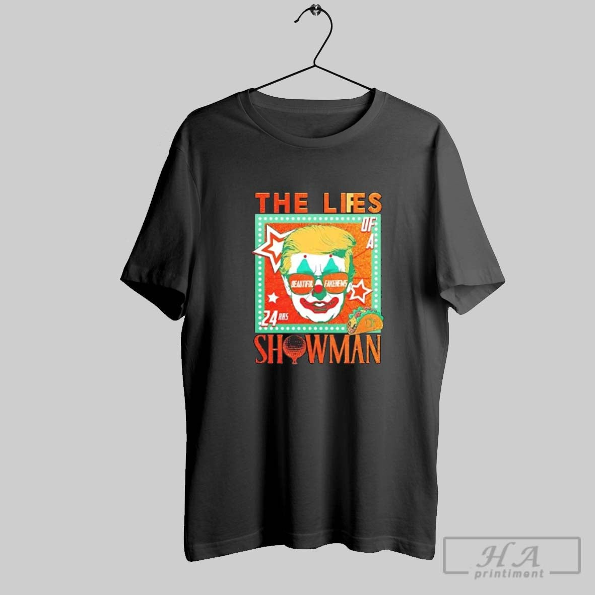 Official Trump Clown Life Showman Fake News T-Shirts, Hoodie, Sweatshirt - T-Shirt, Sweatshirt, Hoodie