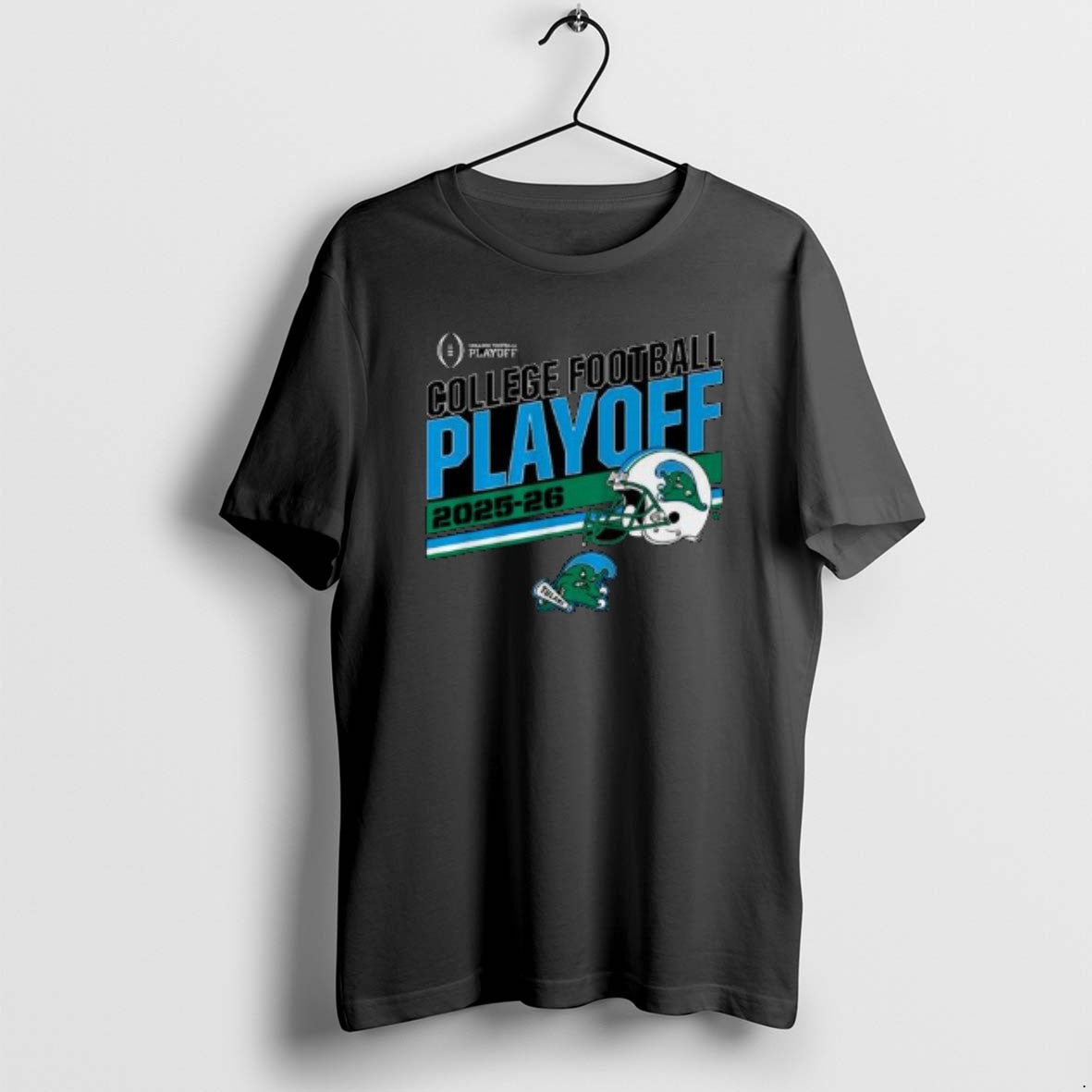 Official Tulane Football 2025 Cfp Stripe Circle Black T-Shirts, Hoodie, Sweatshirt - T-Shirt, Sweatshirt, Hoodie