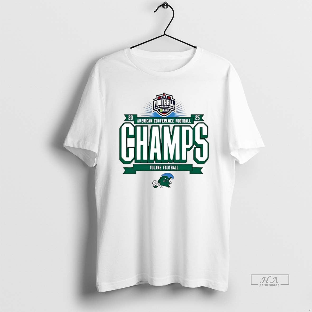 Official Tulane Green Wave 2025 American Championship 2 Sided T-Shirts, Hoodie, Sweatshirt - T-Shirt, Sweatshirt, Hoodie