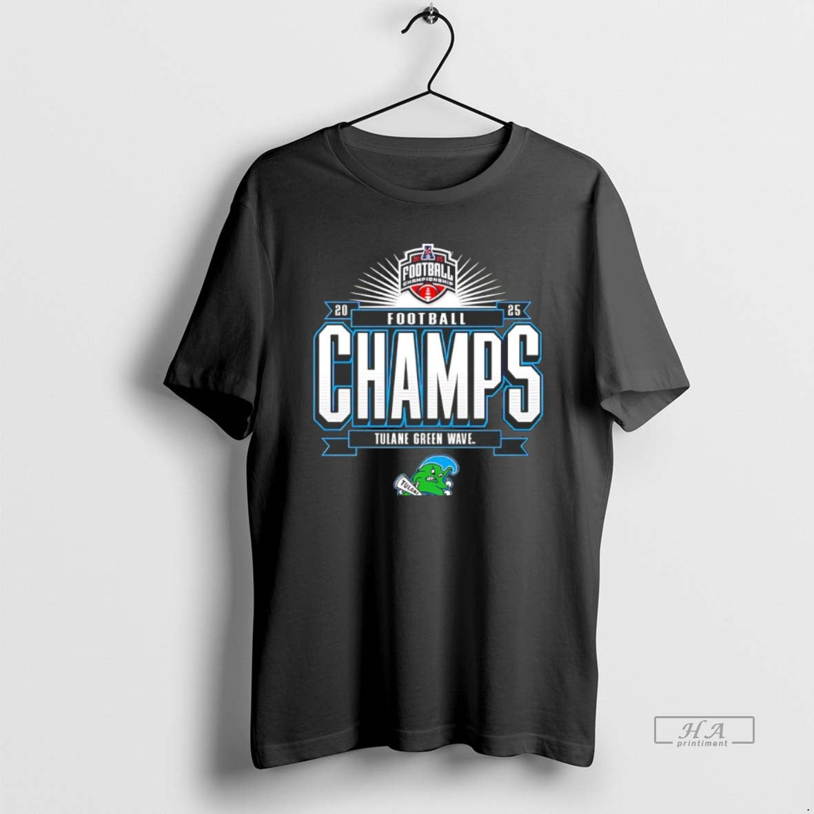 Official Tulane Green Wave 2025 American Conference Football Champions T-Shirts, Hoodie, Sweatshirt - T-Shirt, Sweatshirt, Hoodie