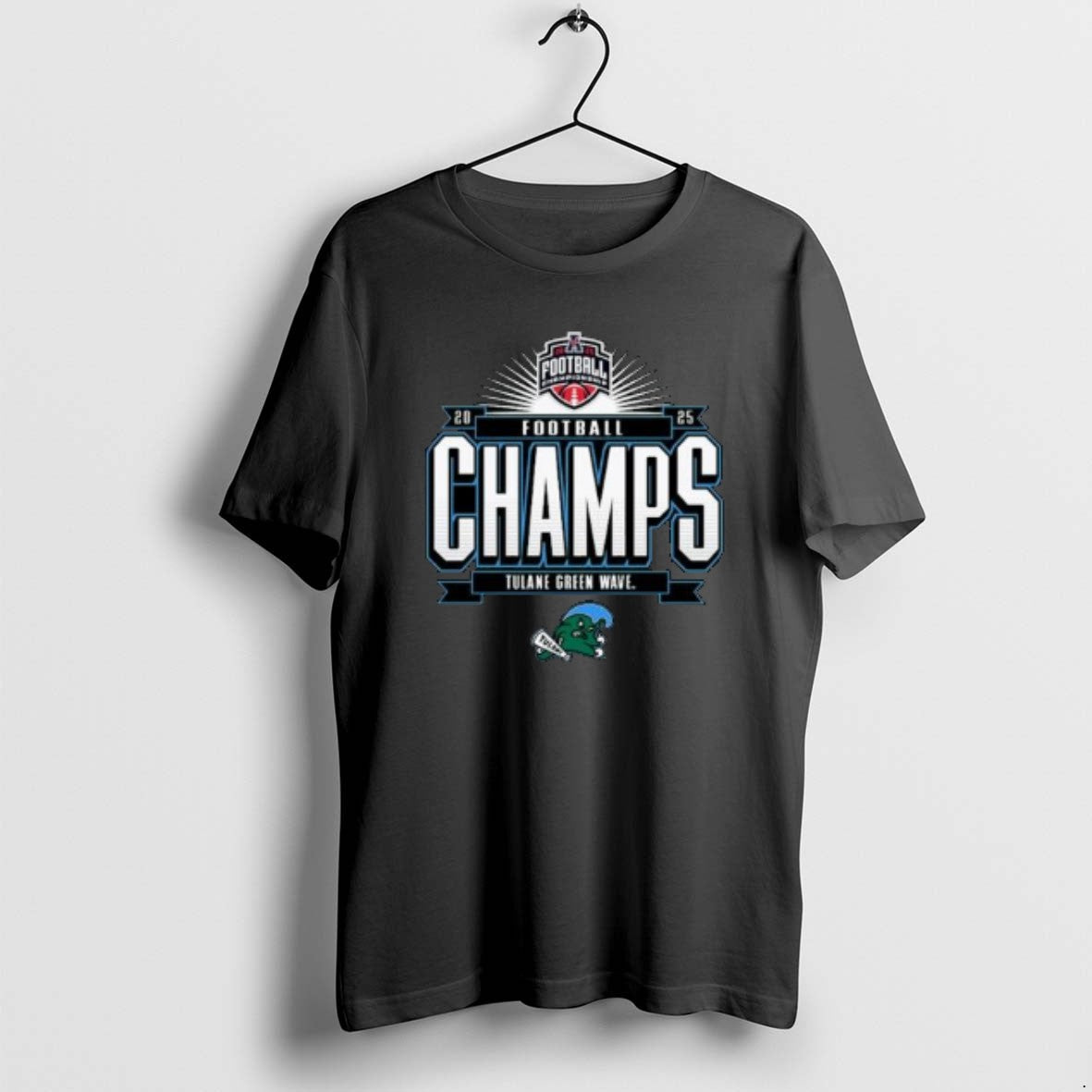 Official Tulane Green Wave 2025 American Football Champions Locker Room Circle Black T-Shirts, Hoodie, Sweatshirt - T-Shirt, Sweatshirt, Hoodie